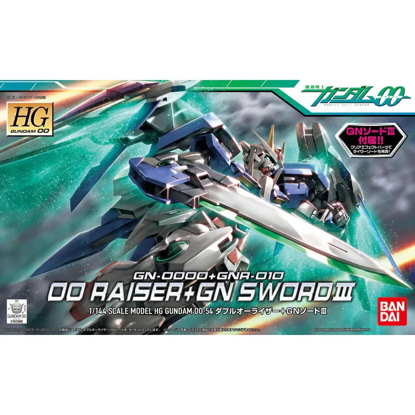 HG 00 Raiser + GN Sword III Gundam Model Kit