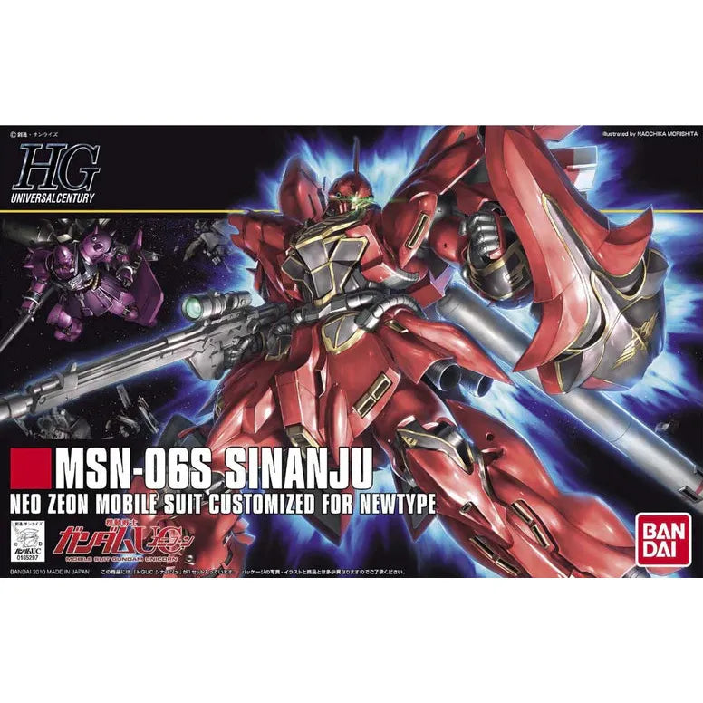 HG UC MSN-06S Sinanju Gundam Model Kit