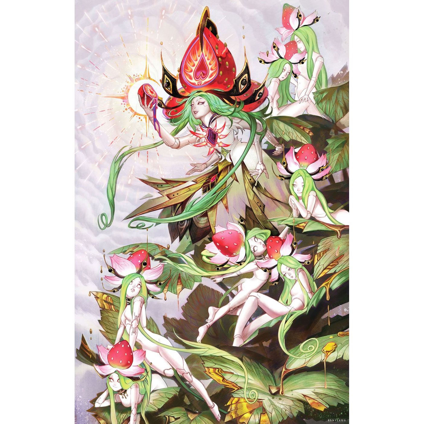 Artist Series: Xinillus - Strawberry Fairy Playmat