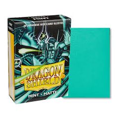Dragon Shield: Mint Matte Japanese Size 60ct Sleeves