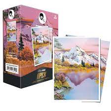 Bob Ross: Mighty Mountain Lake 105ct Apex Sleeves (Pre-Order)