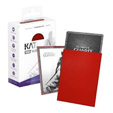 Katana: Red 100ct Standard Sleeves