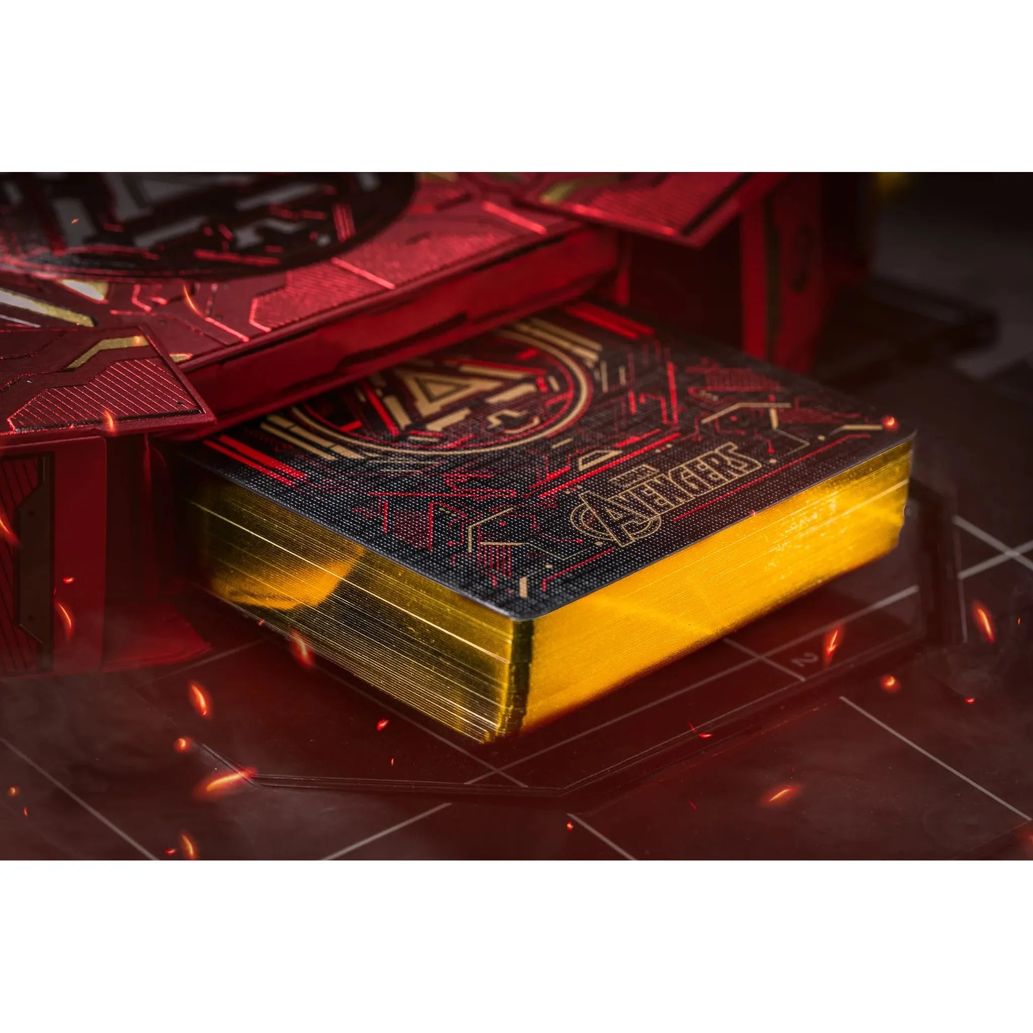 Iron Man: Mk 50 Gilded Playing Cards