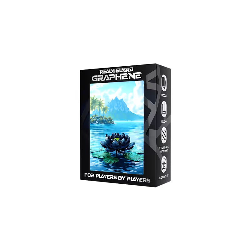 Realm Guard: Graphene Art Sleeves - Island Black Lotus