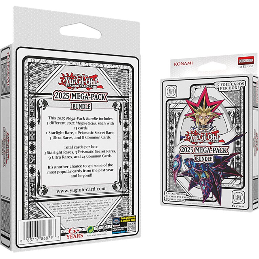 Yu-Gi-Oh! CCG: 2025 Mega-Pack Bundle (Assorted Style) (Preorder Expected Release 9/5/2025)