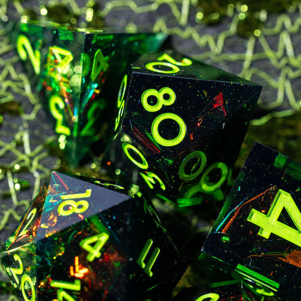 Labyrinth 7-Piece Dice Set