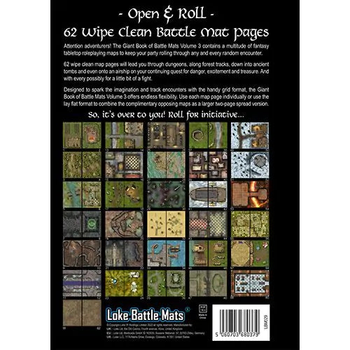 Giant Book of Battle Mats: Vol. 3