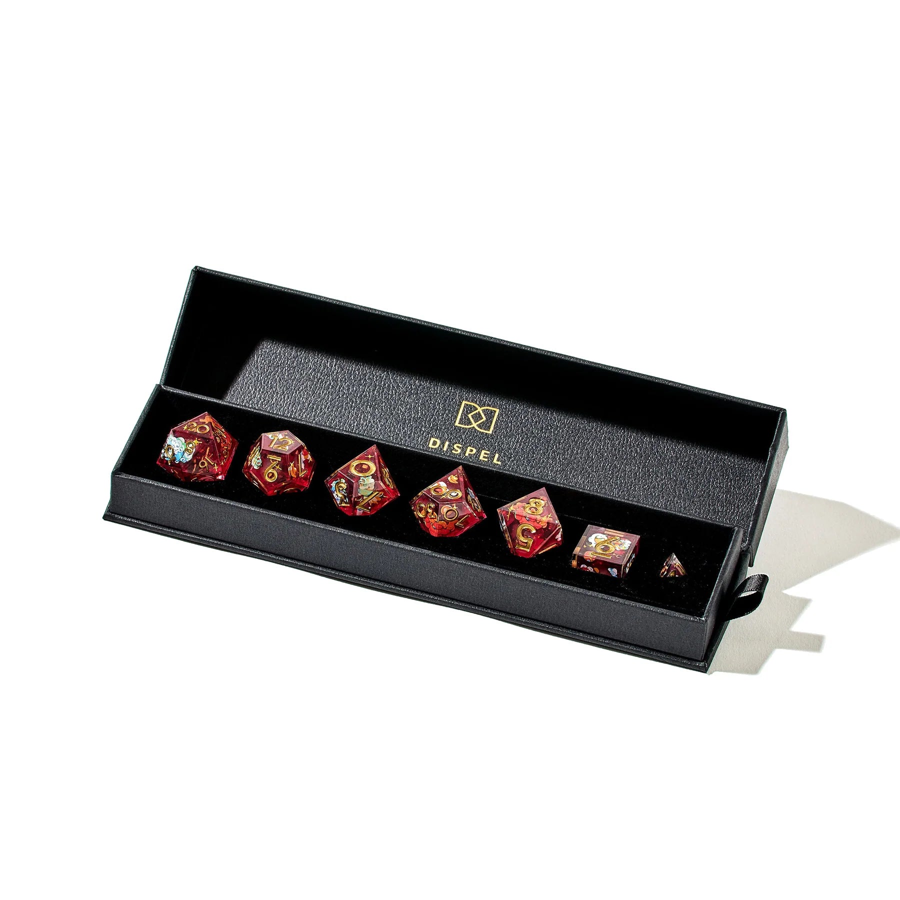 Lion Dogs 7-Piece Iconic Dice Set