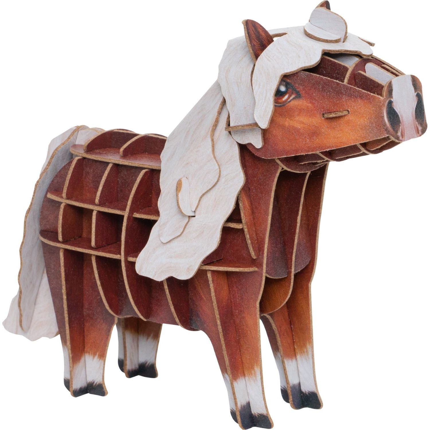 Voices of Nature: Black Forest Horse 3D Paper Puzzle