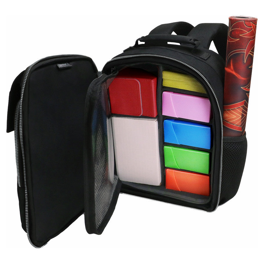 gaming mini backpack Enhance Collector Edition: TCG Color:Cotton Mouth 2000 9”W x 10.5”H x Clear Water Collection –