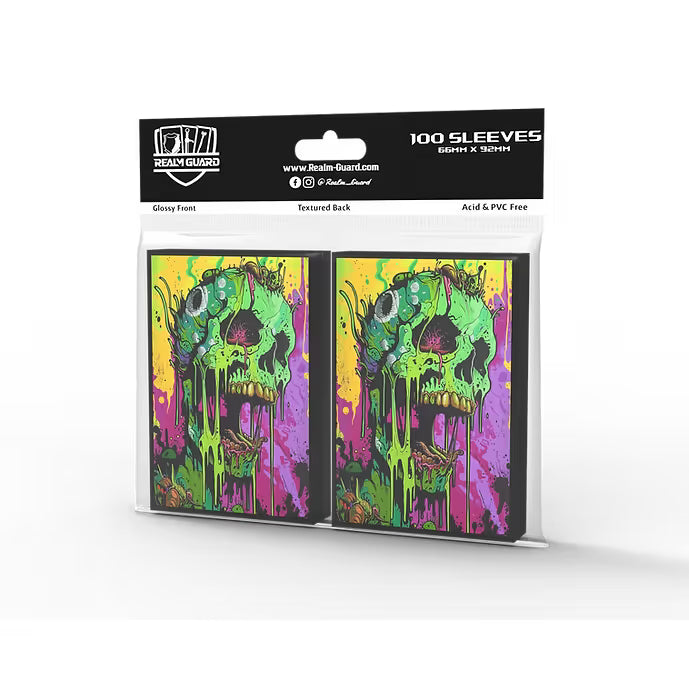 Realm Guard: Art Sleeves - Melting Skull V1