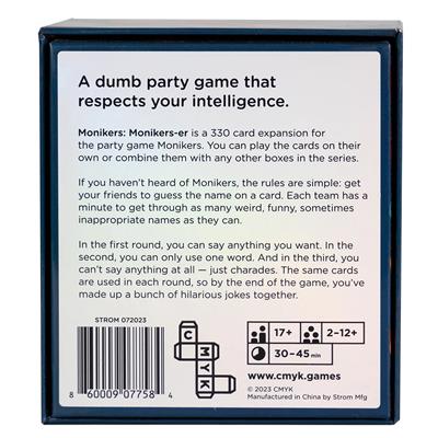 Monikers: Monikers-er