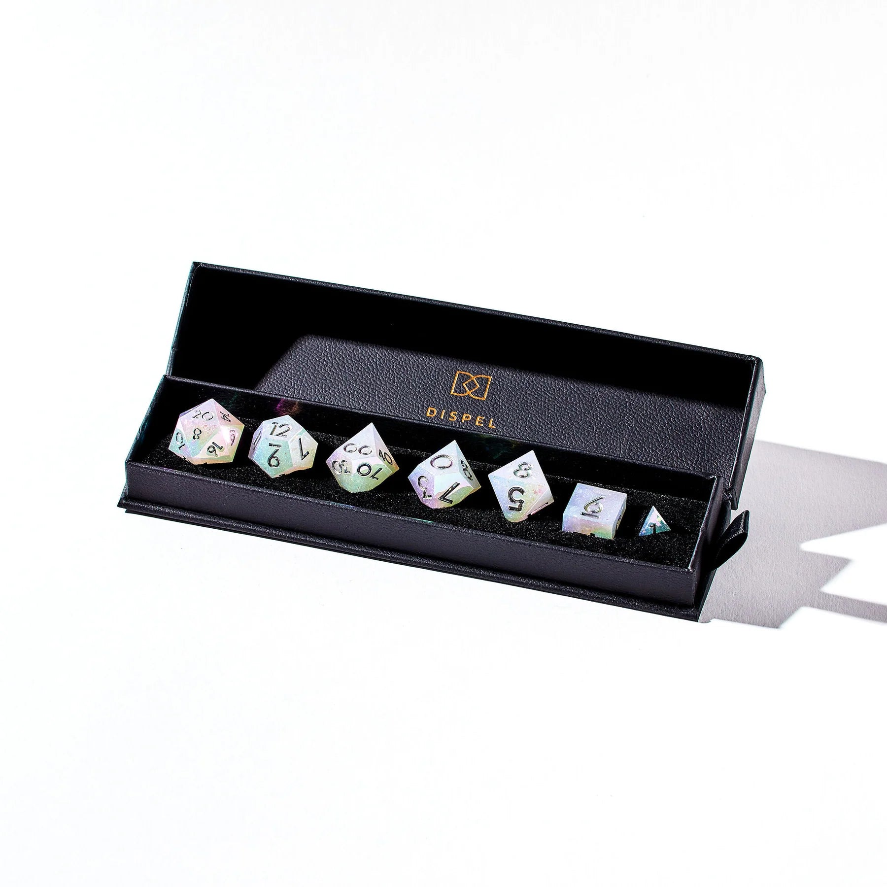 Moon Maiden 7-Piece Iridescent Dice Set