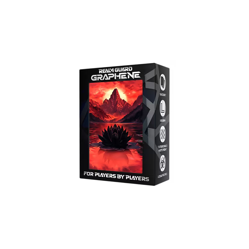Realm Guard: Graphene Art Sleeves - Mountain Black Lotus