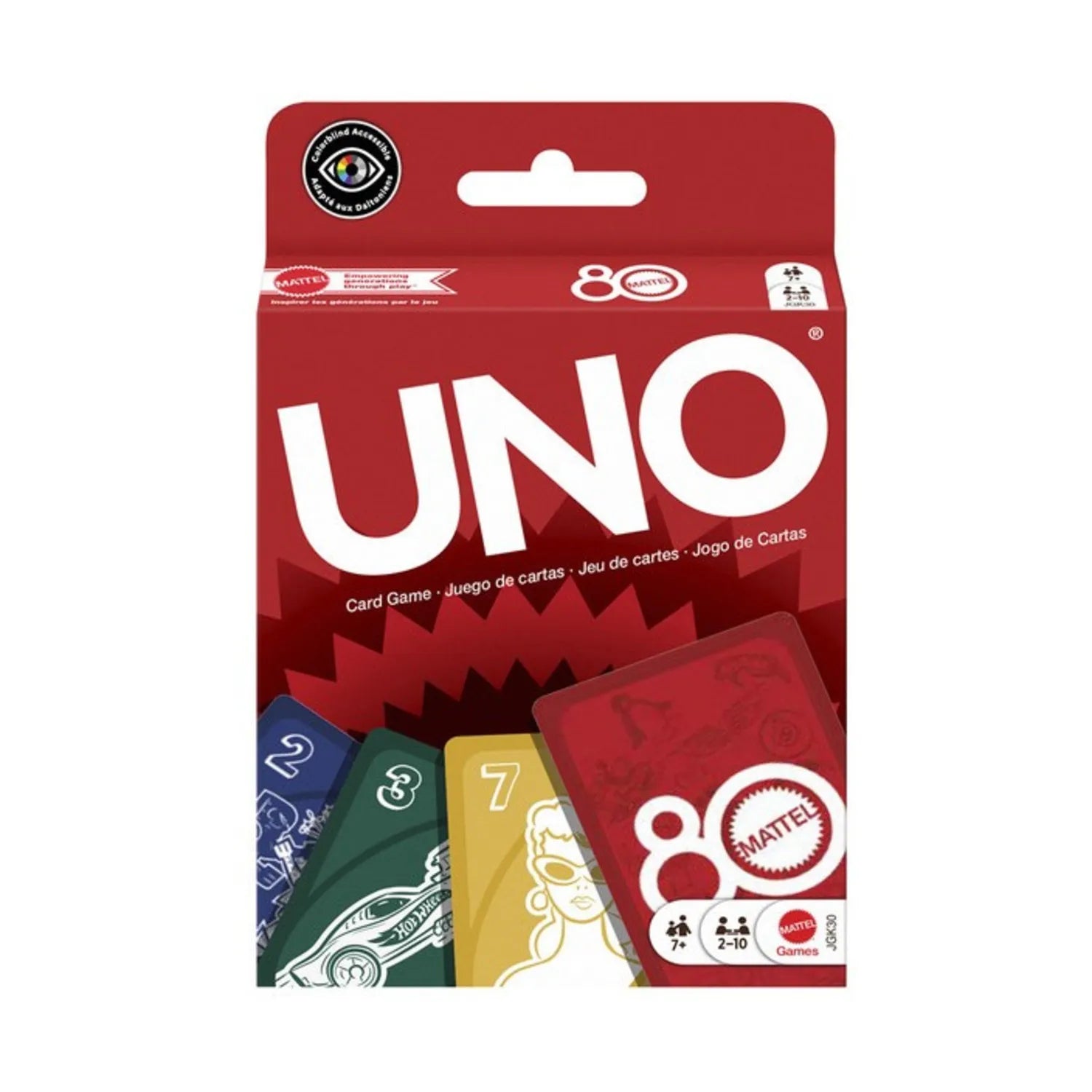 UNO: Mattel 80th Anniversary - Ruby Red
