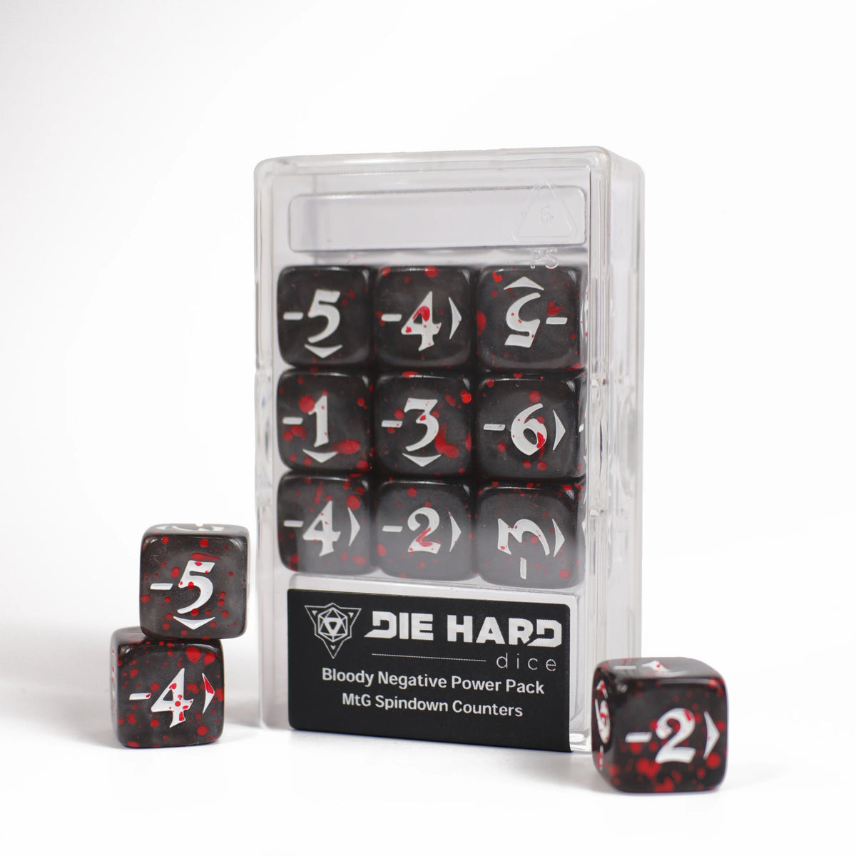 MtG Spindown Counters - Bloody Negative Power Pack