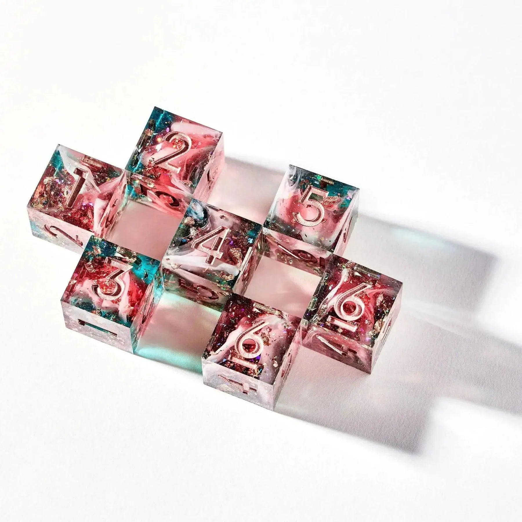 Nova Blossom 7-Piece Polyhedral Dice Set