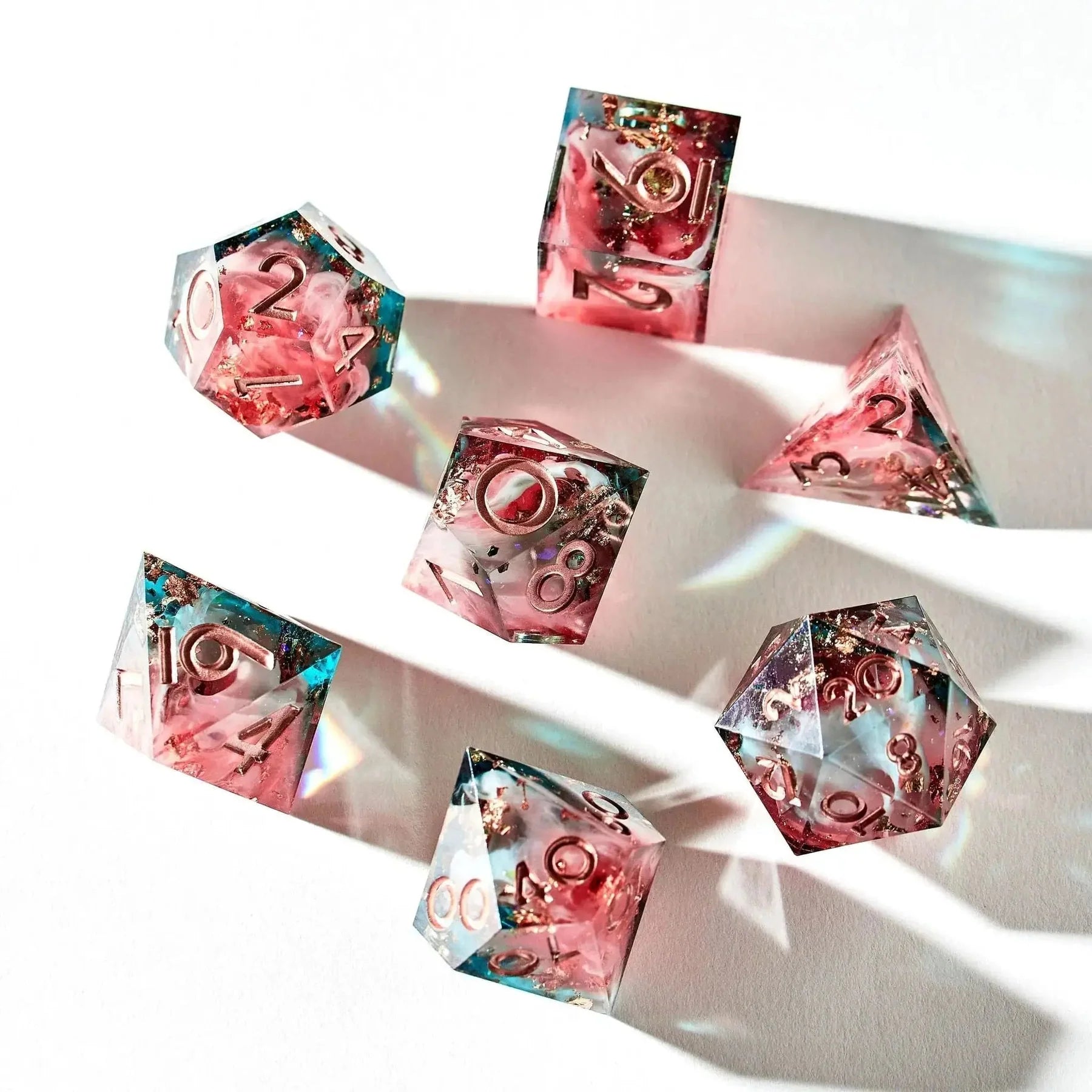 Nova Blossom 7-Piece Polyhedral Dice Set