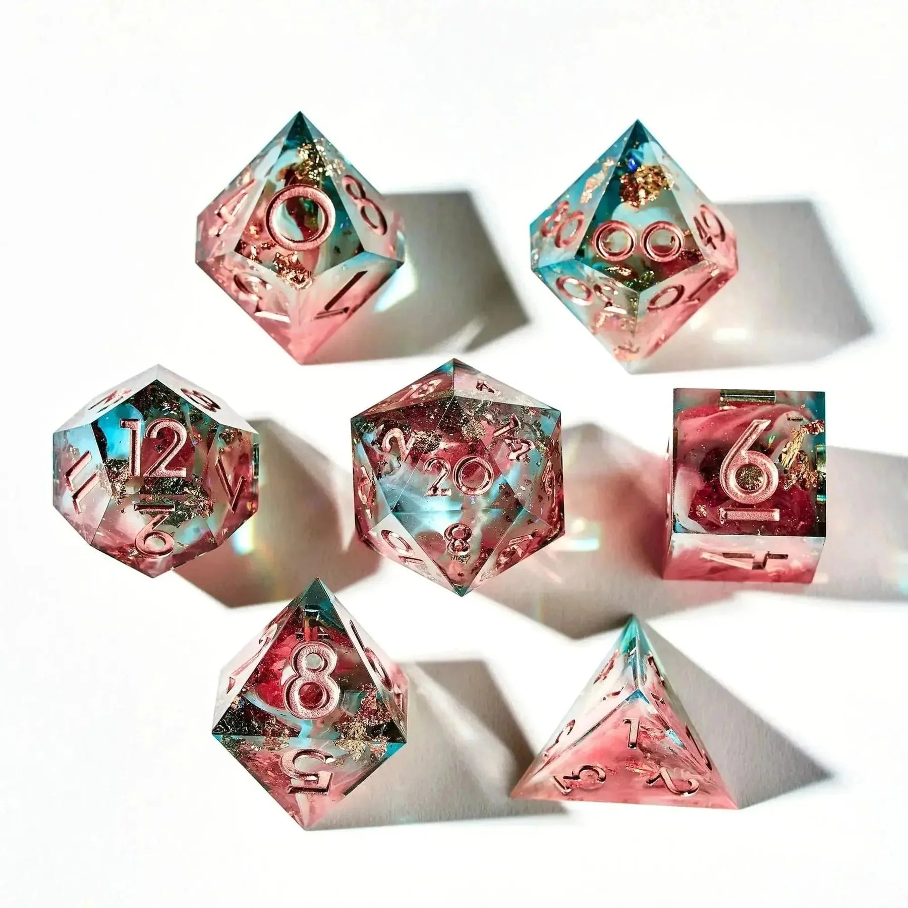 Nova Blossom 7-Piece Polyhedral Dice Set