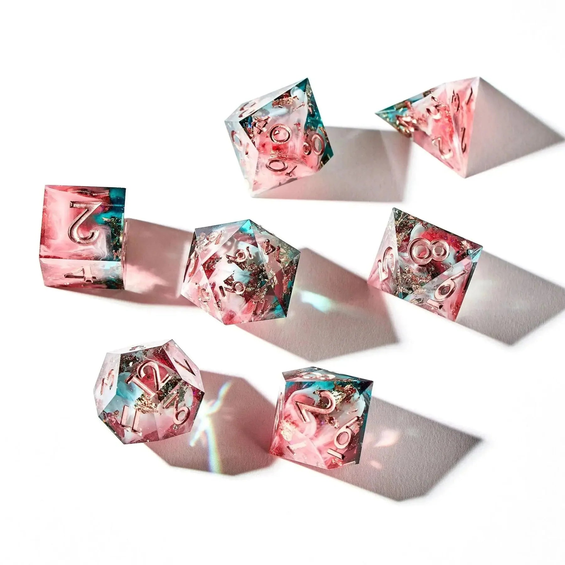 Nova Blossom 7-Piece Polyhedral Dice Set