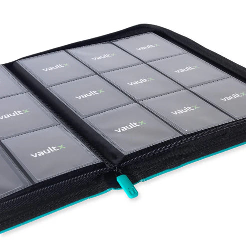 Vault X: Ocean Blue 9-Pocket Exo-Tec Zip Binder