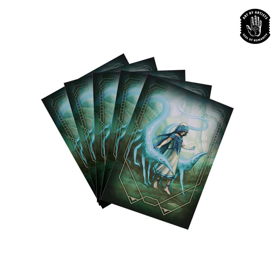 Orange Nebula: Curator Masterwork Sleeves 100ct