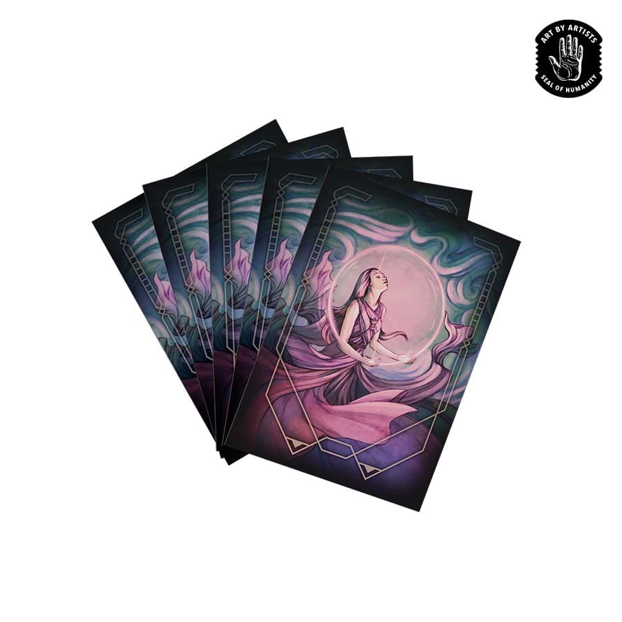 Orange Nebula: Curator Masterwork Sleeves 100ct