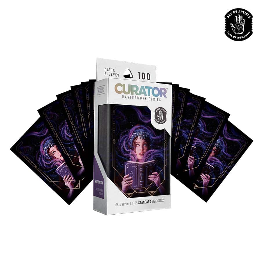 Orange Nebula: Curator Masterwork Sleeves 100ct