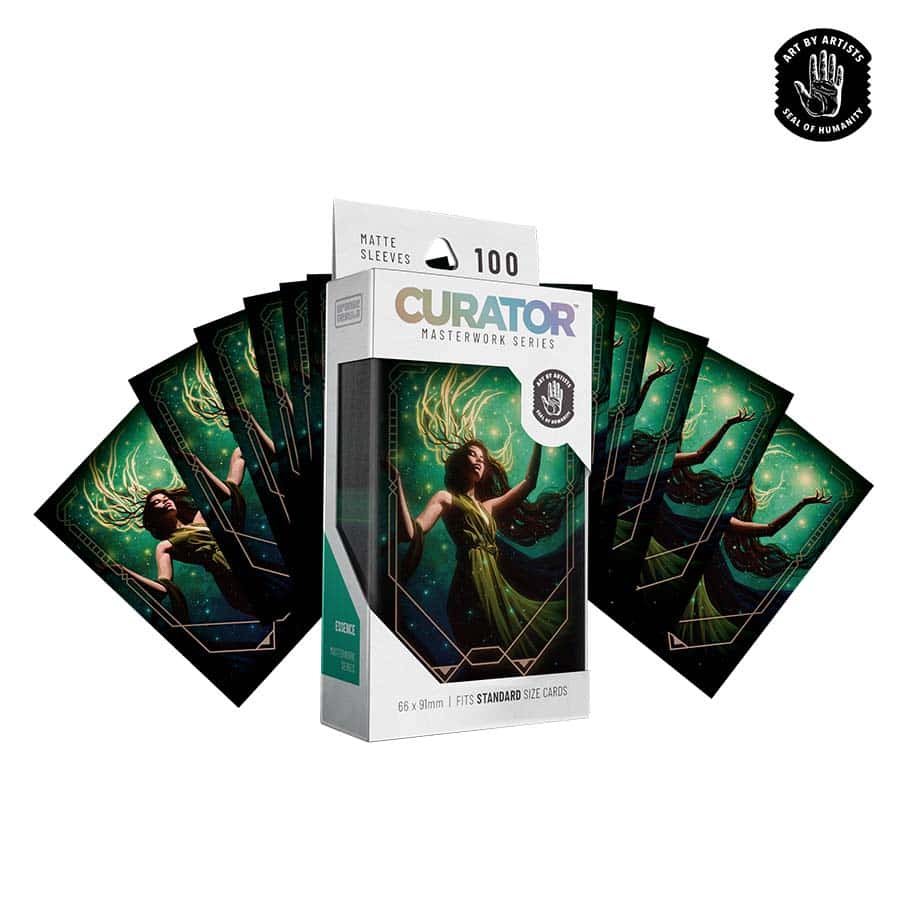 Orange Nebula: Curator Masterwork Sleeves 100ct