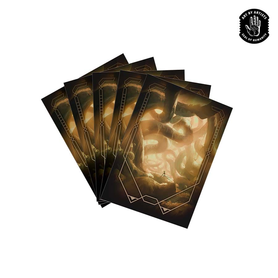 Orange Nebula: Curator Masterwork Sleeves 100ct