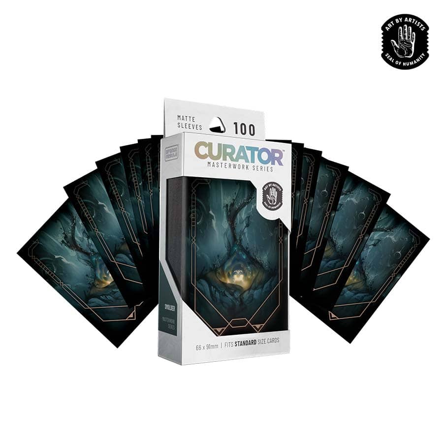 Orange Nebula: Curator Masterwork Sleeves 100ct
