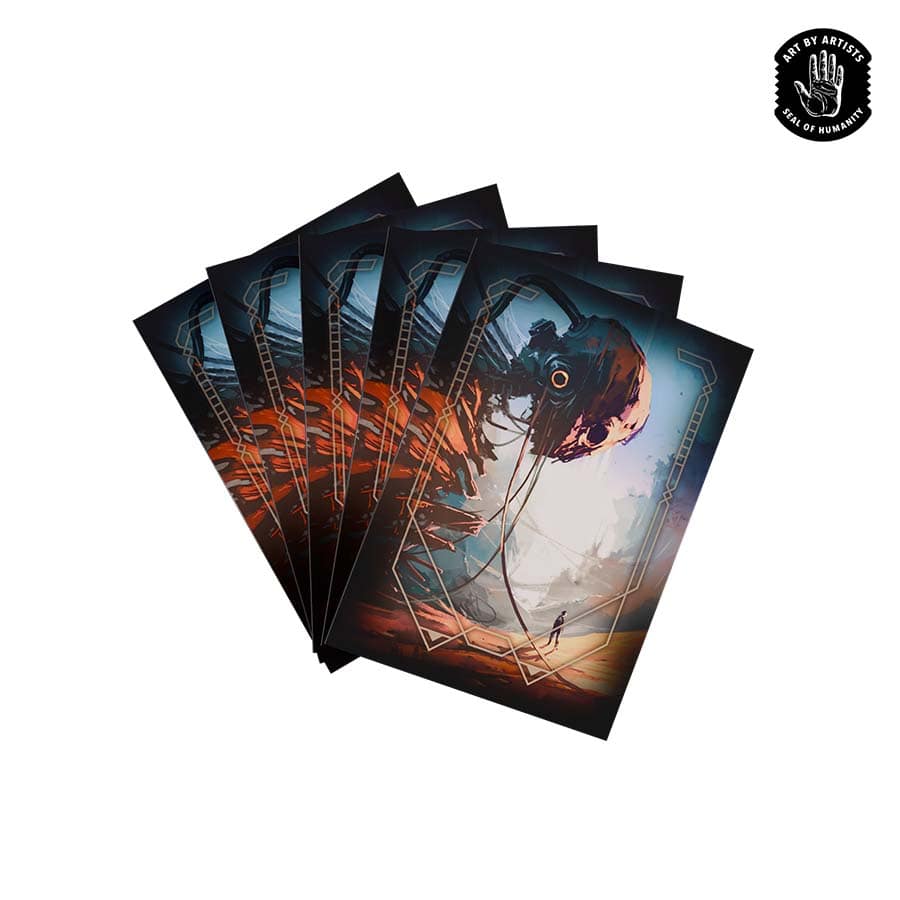 Orange Nebula: Curator Masterwork Sleeves 100ct