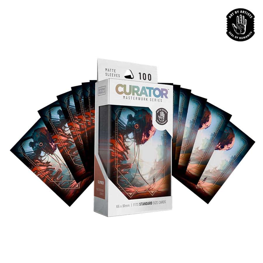 Orange Nebula: Curator Masterwork Sleeves 100ct