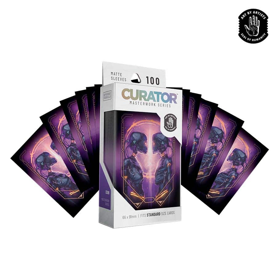 Orange Nebula: Curator Masterwork Sleeves 100ct