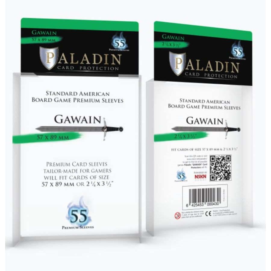 Paladin: Gawain Sleeves 55ct 57x89 mm Paladin: Gawain Sleeves 55ct 57x89 mm