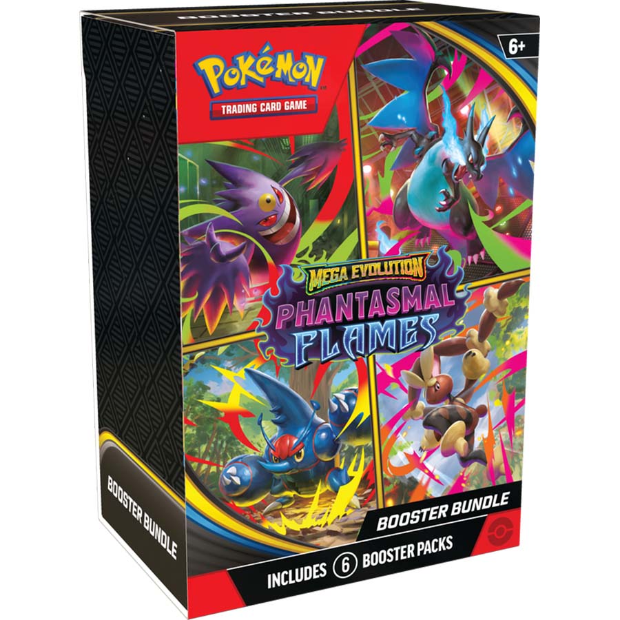 Pokemon TCG: Mega Evolution: Phantasmal Flames Booster Bundle Pokemon TCG: Mega Evolution: Phantasmal Flames Booster Bundle