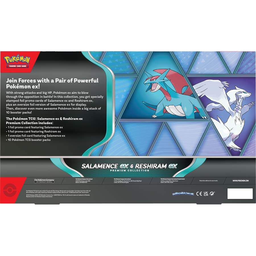 Pokemon TCG: Salamence ex & Reshiram ex Premium Collection