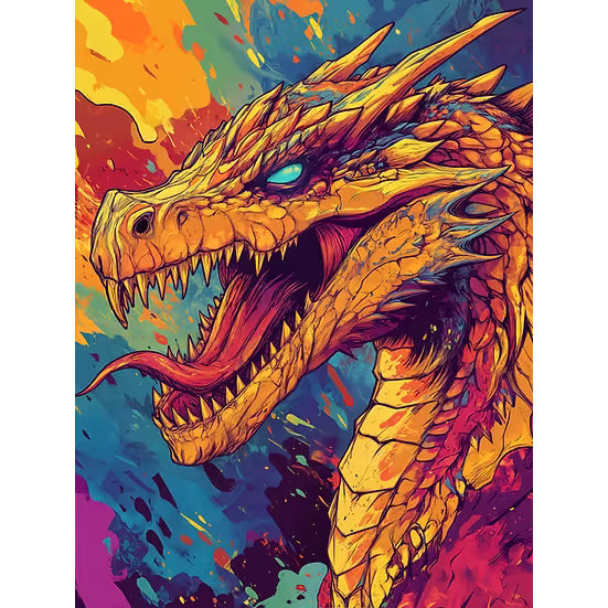 Realm Guard: Art Sleeves - Pop Art Dragon