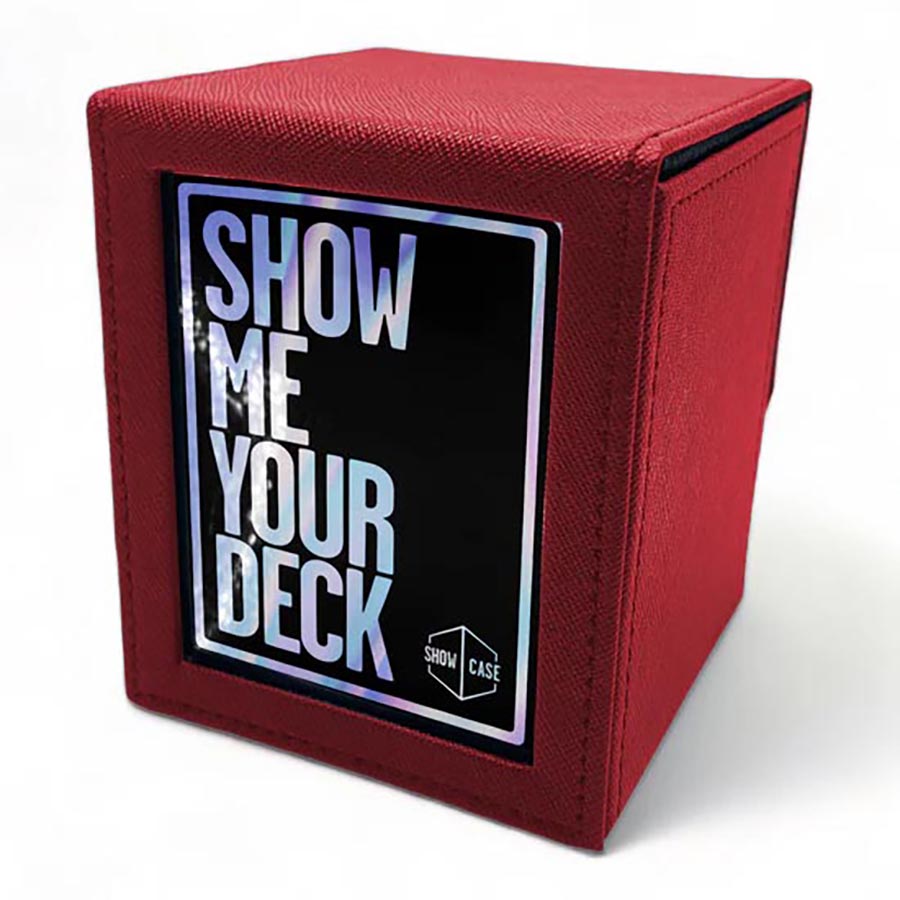 Red Showcase 100+ Deck Box