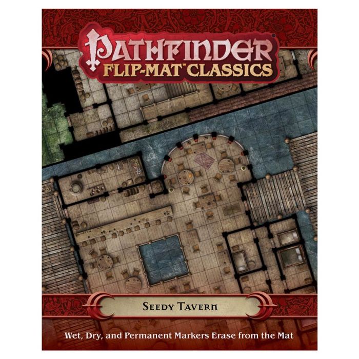 Pathfinder RPG: Seedy Tavern Classic Flip-Mat