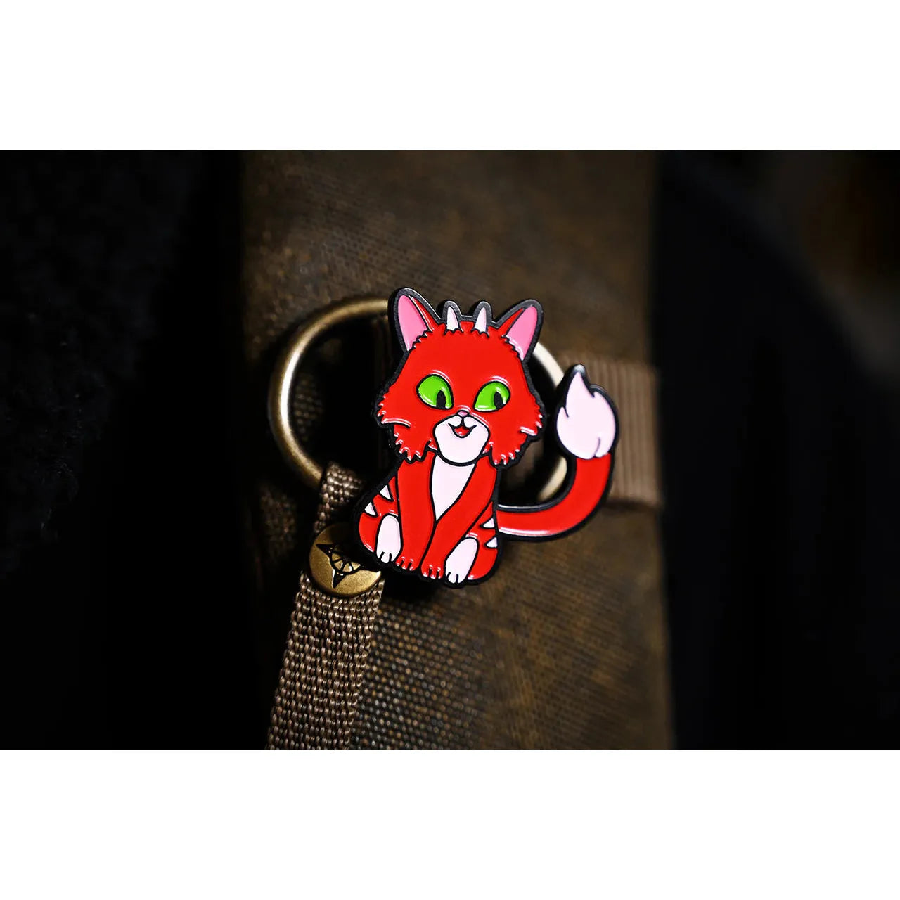 The Isle of Cats Happy Teruvian Enamel Pin