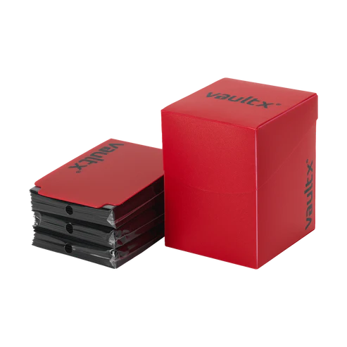 Large Red 100+ Deck Box with 150 sleeves