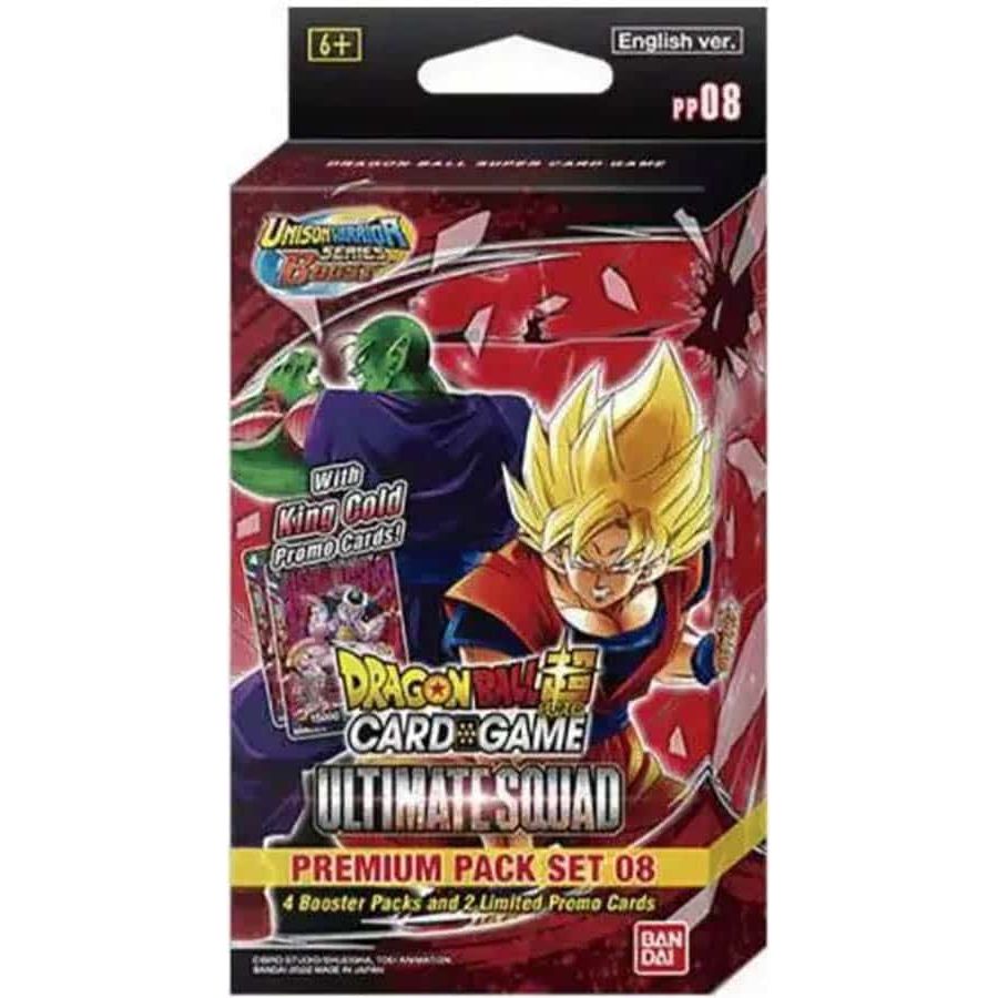 dragon ball super ultimate squad booster box Card Game: Premium Pack Set 08, Red : Toys & Games This set also has many cards that recreate famous scenes in both design and gimmick Dragon Ball Super TCG: Ultimate