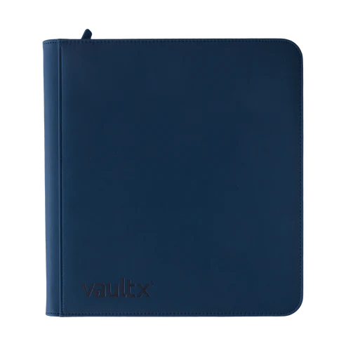 Vault X: Royal Blue 12-Pocket Exo-Tec Zip Binder