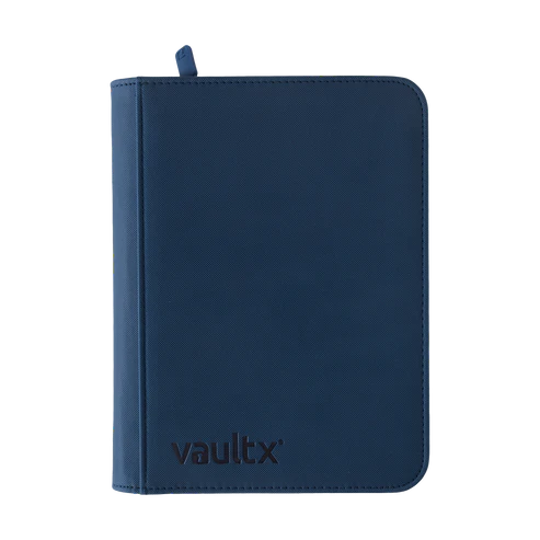 Vault X: Royal Blue 4-Pocket Exo-Tec Zip Binder