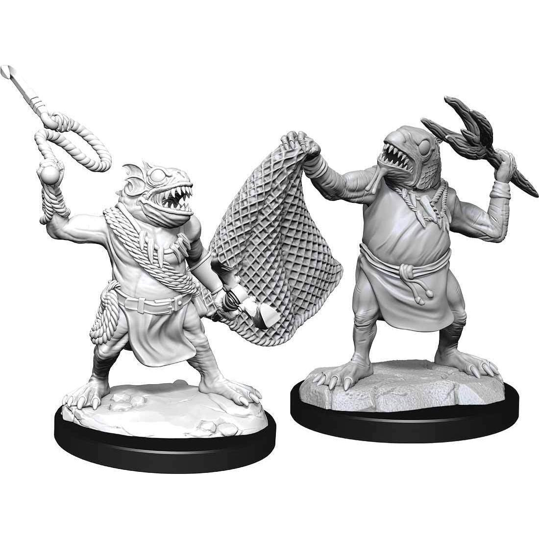 W14 Kuo-toa and Kuo-toa Whip Miniatures