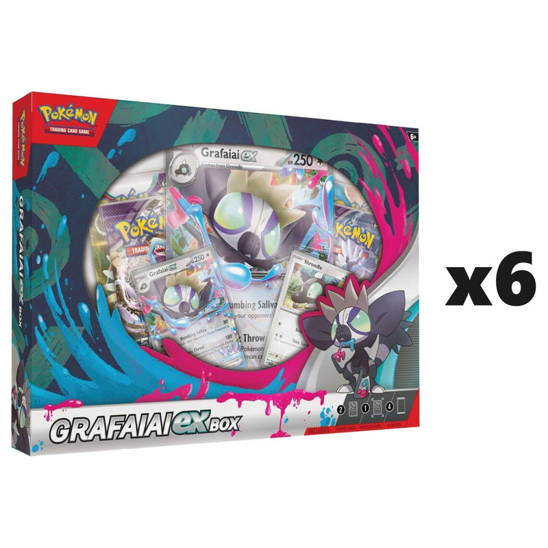 Pokemon: Grafaiai EX Box Case (6 boxes)