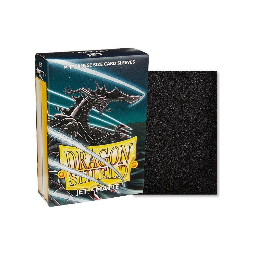 Dragon Shield: Jet Matte Japanese Size 60ct Sleeves