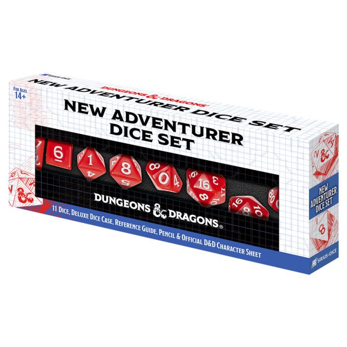 Dungeons & Dragons: New Adventurer Set with Red Dice