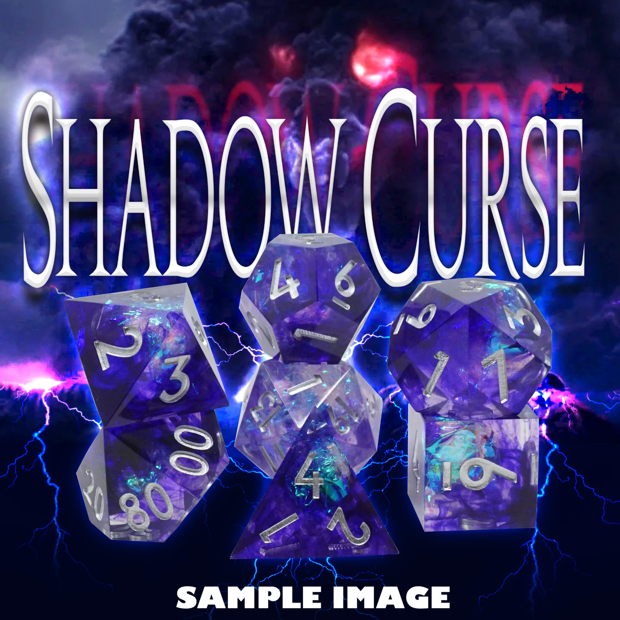 Mimic Dice: Shadow Curse 11pc Signature Resin Set